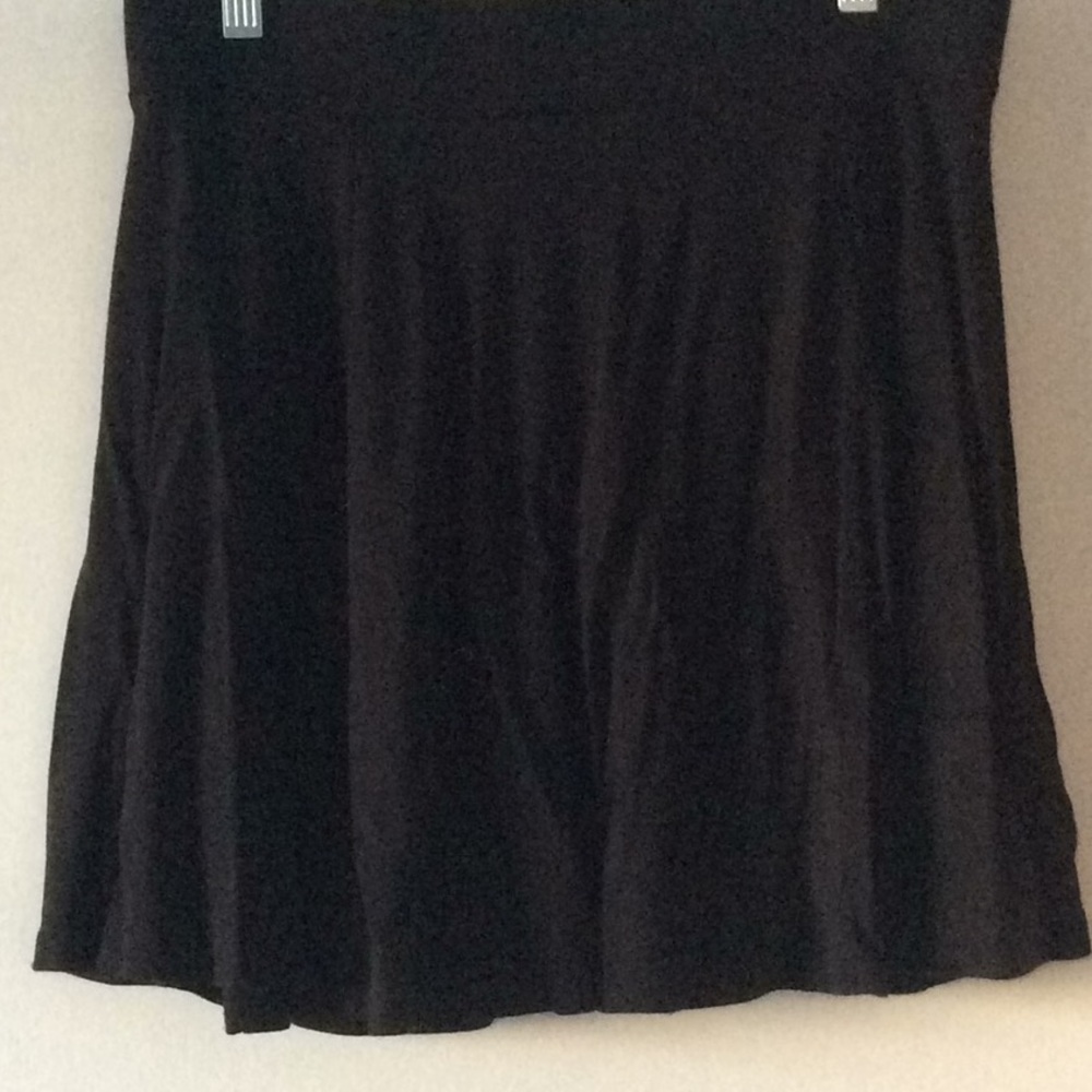 An all black skirt from H&M.